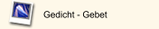 Gedicht - Gebet 